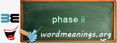 WordMeaning blackboard for phase ii